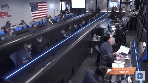 Mission Control Perseverance GIF by NASA