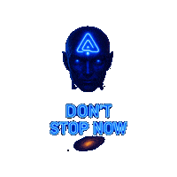 Keep Going Give Up Sticker by Astral Allies