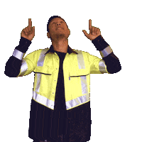 LianderNL look up looking omhoog Sticker