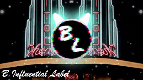 B_Influential_Label giphygifmaker love music glitch GIF