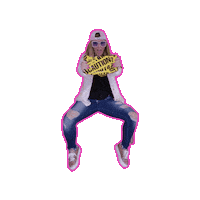 Warning Watch Out Sticker by Crissy Conner