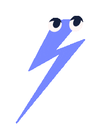 alixosdesigns yes eyes colorful thunder Sticker