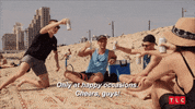 Friends Beach GIF by TLC