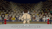 wrestling pain GIF by South Park 
