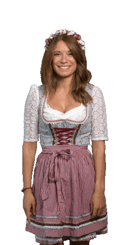 Girl Showing Sticker by Dirndllove