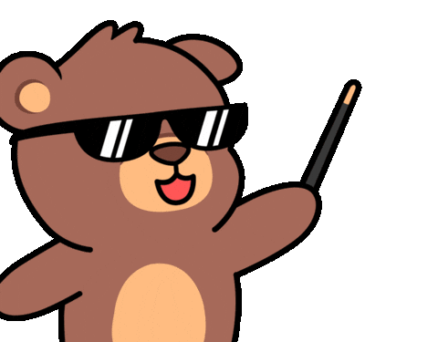 Magic Sunglasses Sticker by BEARISH