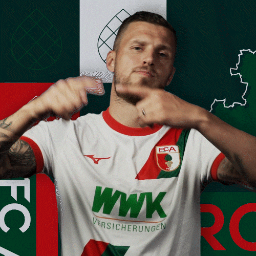 Jeffrey Gouweleeuw Football GIF by FC Augsburg 1907