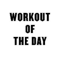 Workout Of The Day Sticker by CrossFit Bologna By Nativa