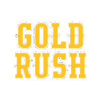Gold Rush Cowboys Sticker by Wyoming Residence Life