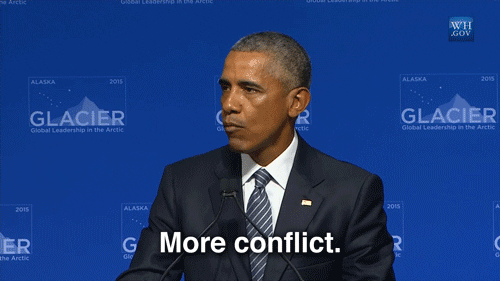 barack obama conflict GIF by Obama
