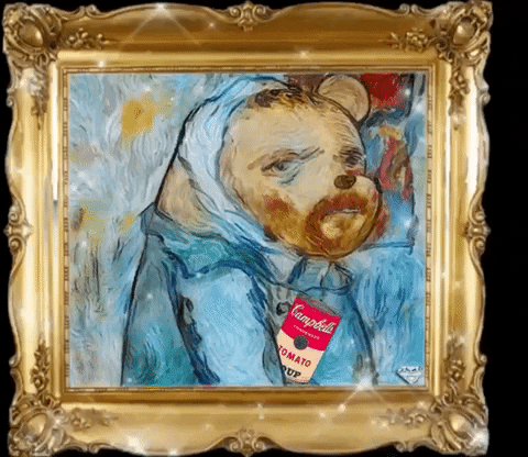 Van Gogh Nft GIF by SuperRareBears