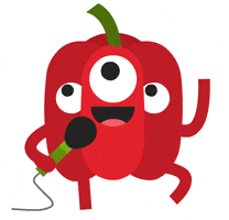 Red Pepper Singing GIF by Simple Happy Kitchen