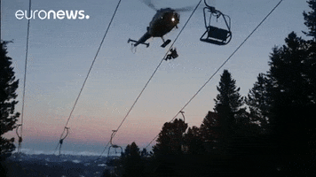 ski rescue GIF by euronews