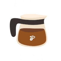 tchibo_polska coffee drip latte coffee time Sticker
