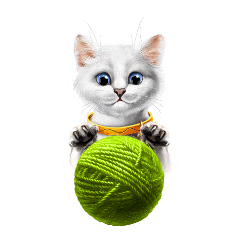 murkagames giphyupload cat win play Sticker