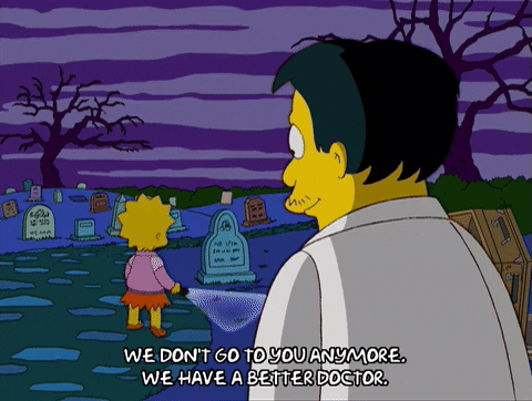 lisa simpson doctor GIF