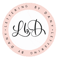 Brush Lettering Sticker