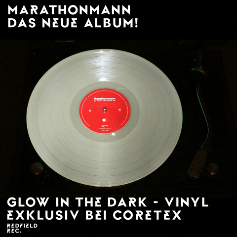 redfieldrecords vinyl glowinthedark marathonmann redfieldrecords GIF