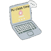 ParamiU university study student zoom Sticker