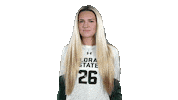 Volleyball Shrug Sticker by Colorado State Rams