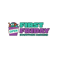 First Friday Sticker by Intown Concord