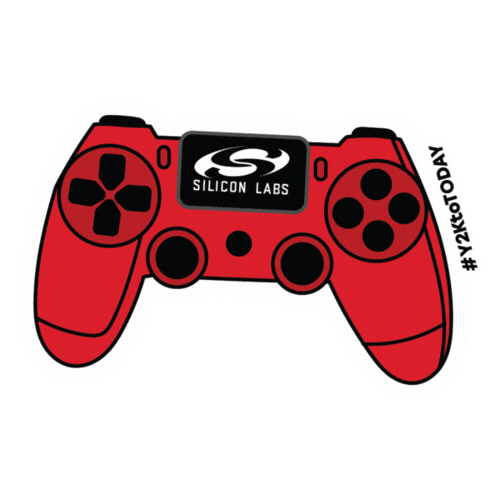 Nintendo Gamer Sticker by Silicon Labs