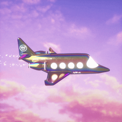 Flying Cotton Candy GIF by Good Vibes Club