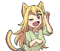 Cat Girl Dancing Sticker by Jin