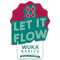 Blood Let It Flow Sticker by Wuka Wear