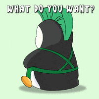 Excuse Me What GIF by Pudgy Penguins