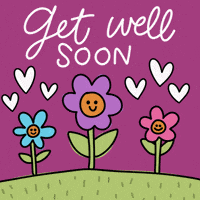Get Well Soon Hearts GIF by Heather Roberts