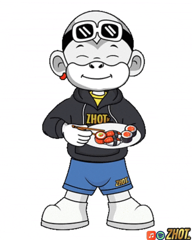 Sushi Roll GIF by Zhot