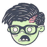 Halloween Monster Sticker