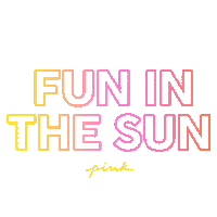 Fun In The Sun Vs Pink Sticker by Victoria's Secret PINK