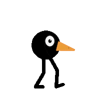 sticker bird by Zootghost