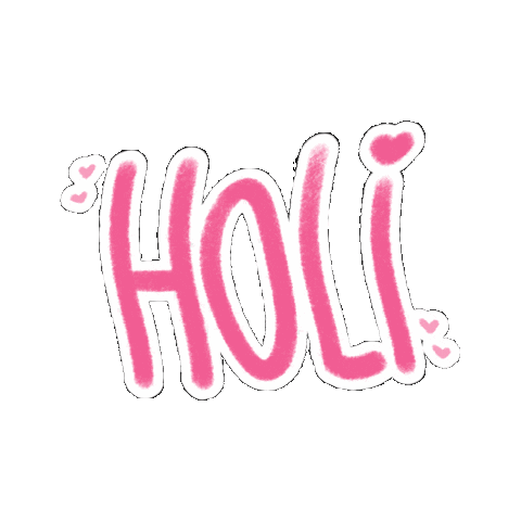 Rosa Holi Sticker