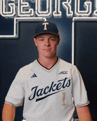 Georgia Tech Baseball GIF by Georgia Tech Yellow Jackets