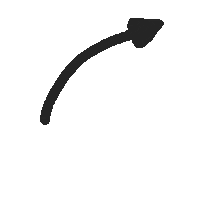 Black Arrow Sticker
