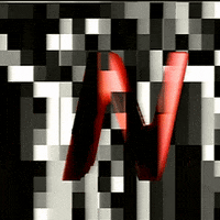 Glitch Alphabet GIF