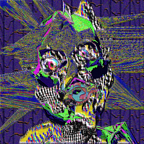Glitch Mask GIF by davidvnun