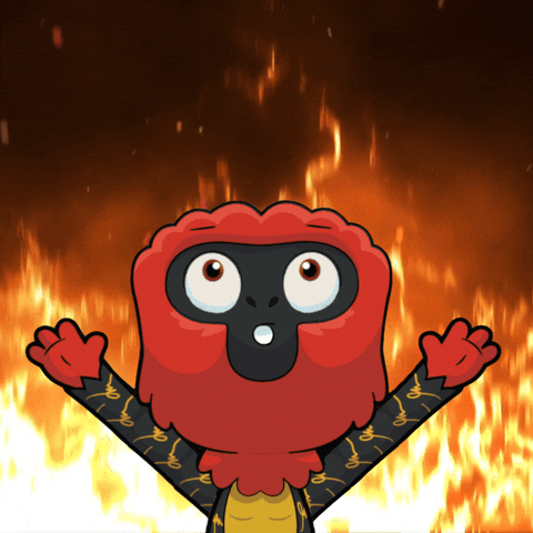 Excited On Fire GIF by VeeFriends