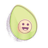 Avocado Sticker by Food Literacy Center