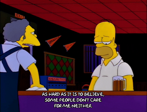 sad homer simpson GIF