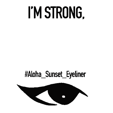 Eyeliner Sticker by Aloha Sunset