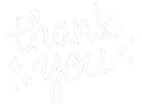 jushmu thank you thanks doodle handlettered Sticker
