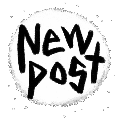 New Post Blob Sticker