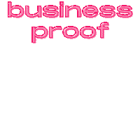 Businessproof businessproof Sticker