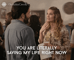 exaggerate schitts creek GIF by CBC
