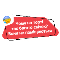 Birthday Торт Sticker by Fishka