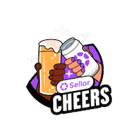 sellario beer cheers pint sellar Sticker